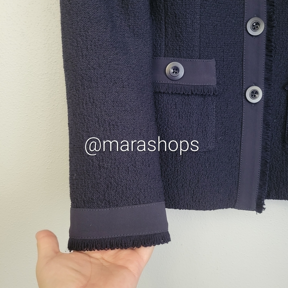 St. John Navy Button Jacket - image 2